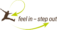 feel in – step out Logo